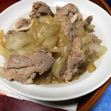 豚バラ肉炒め